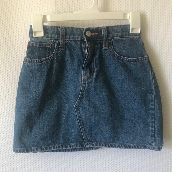 Old Navy Classic Blue Denim Mini Skirt - Picture 1 of 7